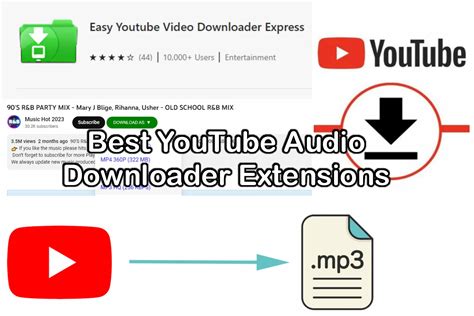 This is the fastest way to do it, as it does not open any other websites or browser tabs. . Audio downloader extension